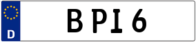 Truck License Plate